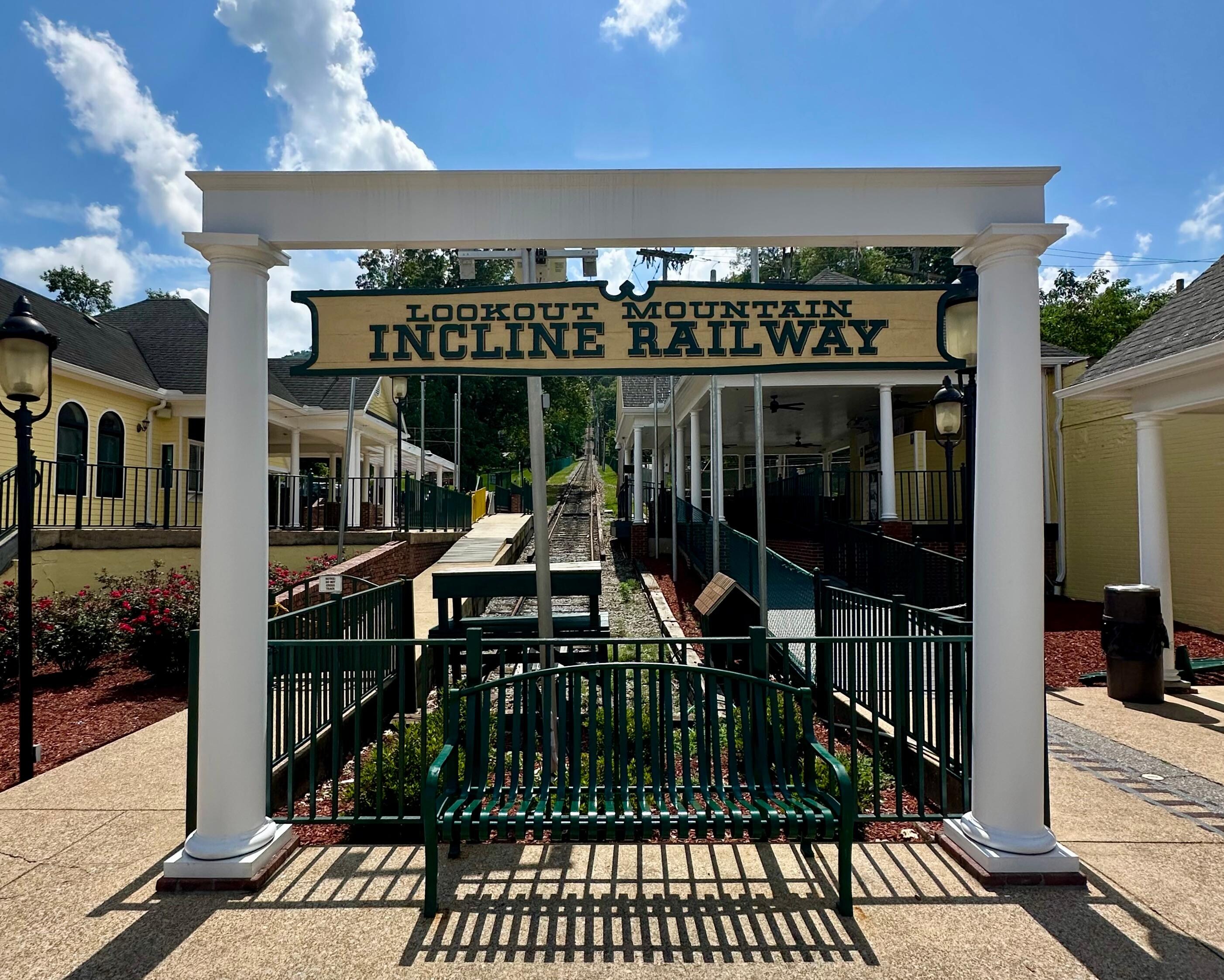 Walk two blocks and jump on the Lookout Mountain Incline Railroad!