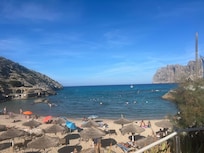 The view from the sunloungers