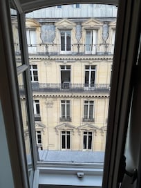 View from one of the windows in the room