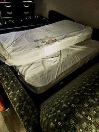 Disgusting conditions that they would not fix or give a new room.