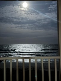 Moonrise on the porch at night is as good as it gets.