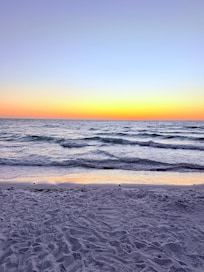 Sunset on the beach