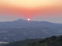 Sunset from the deck