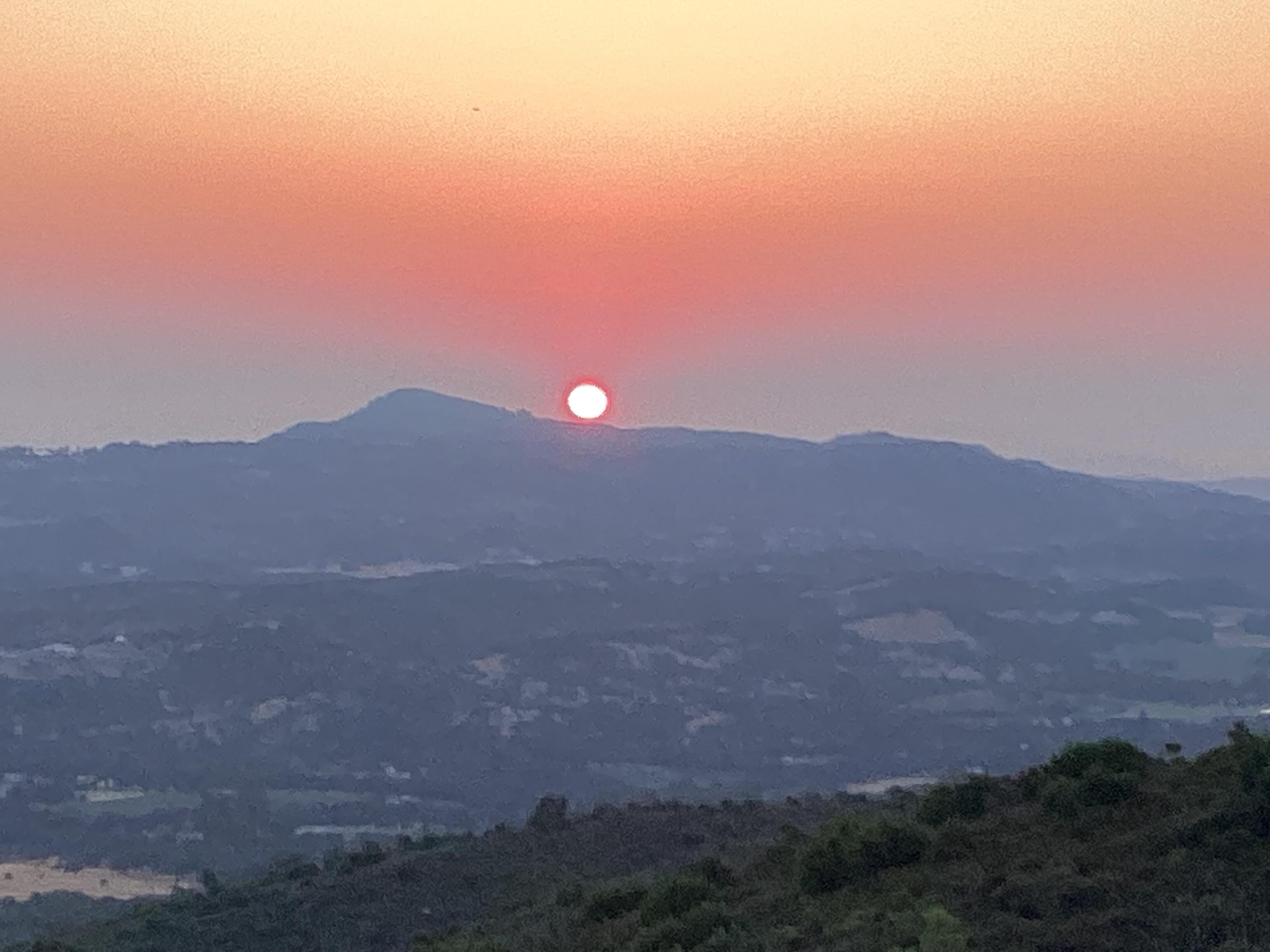 Sunset from the deck