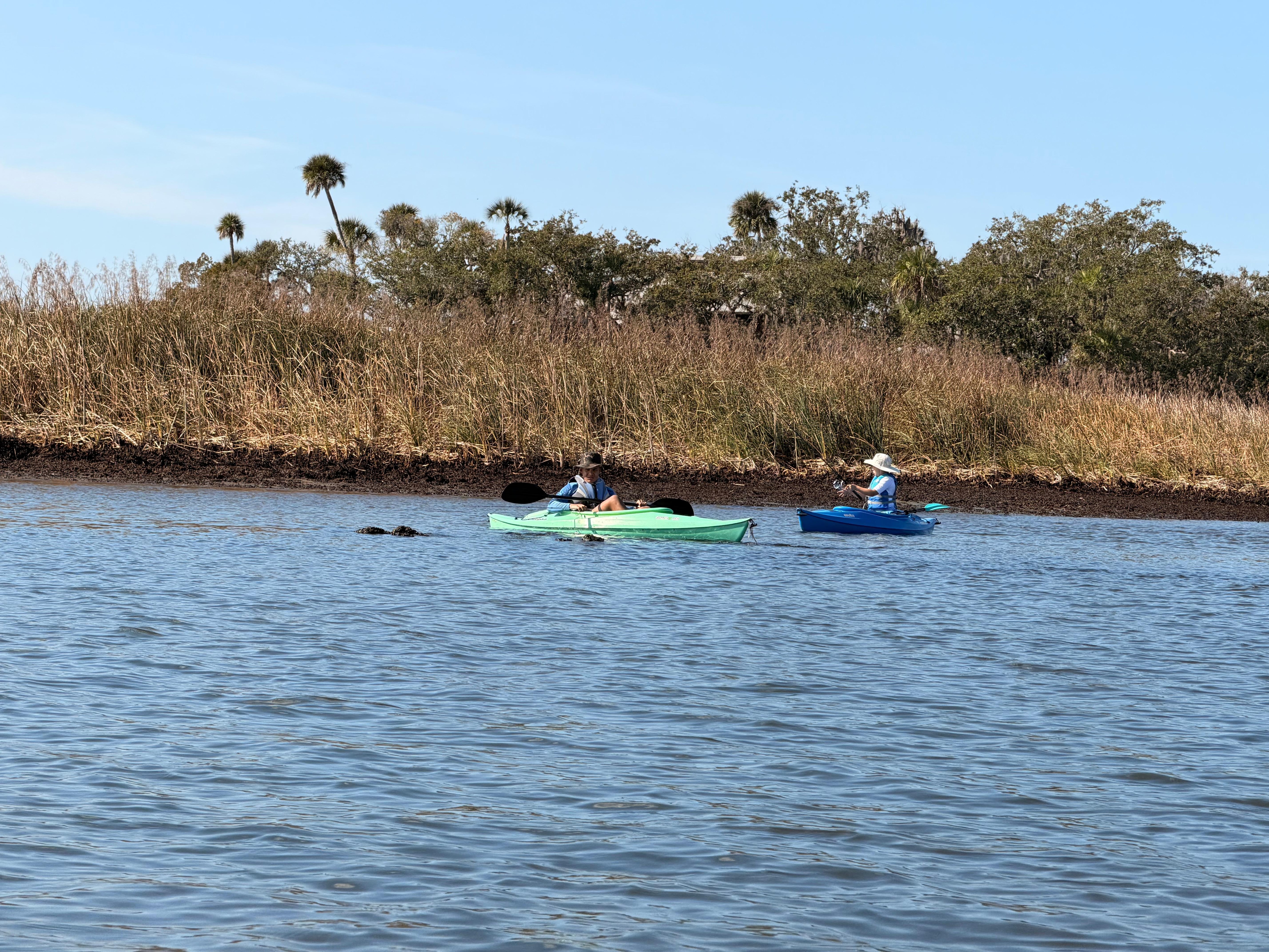 Exploration on the kayaks