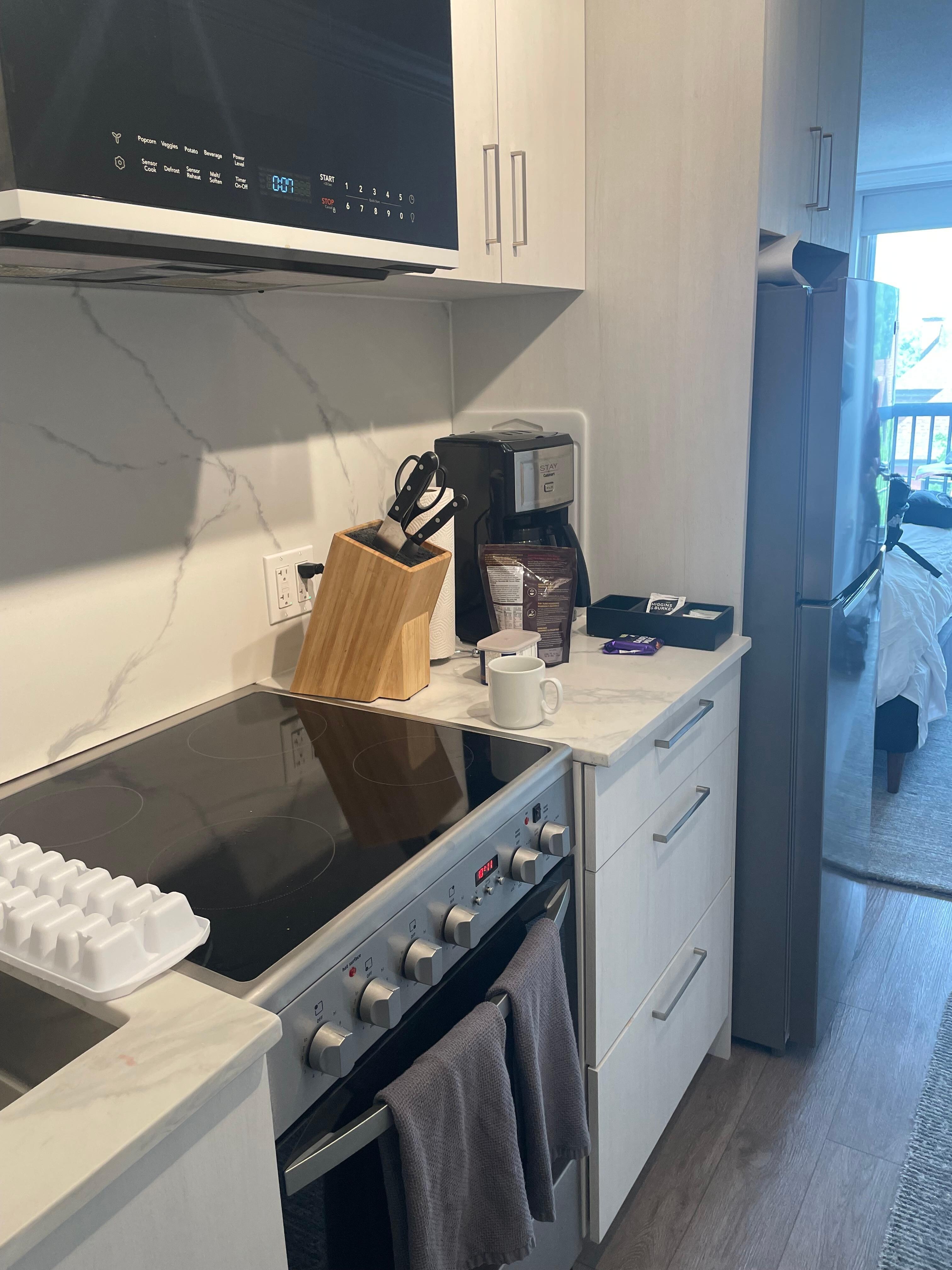 The kitchen 