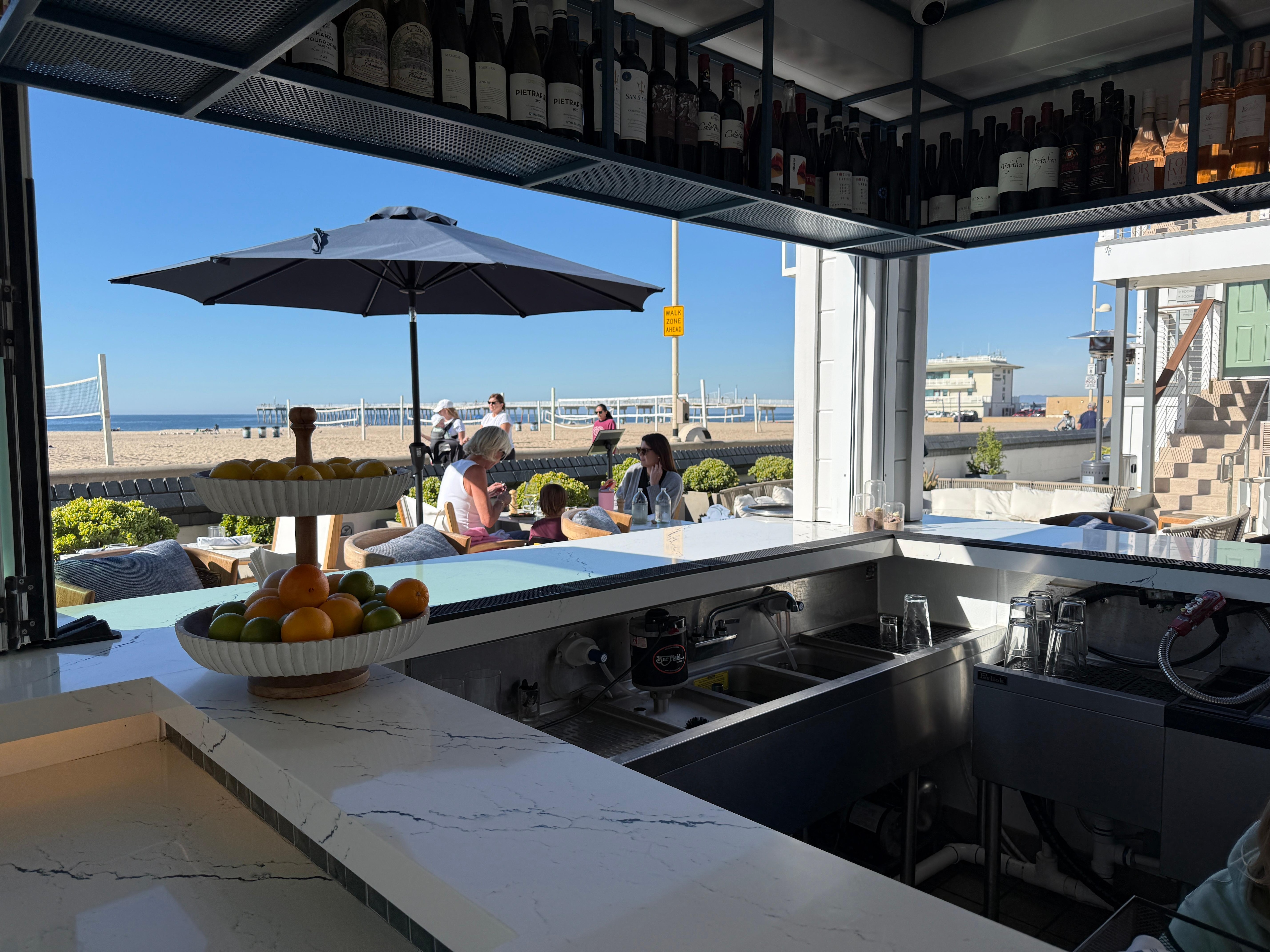 Had to do a little work, but what a great place to sit if you must pull out the laptop. 