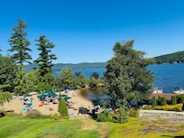 Beach on property