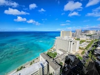 View from our room on the 32nd floor.
