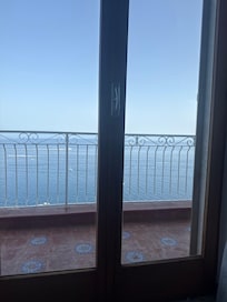 The view from one of the bedrooms