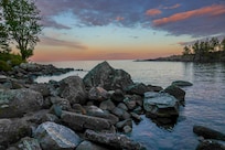 View from the bay on the property