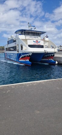 We got this ferry over to Fuerteventura for the day - About 20 mins walk from the hotel.