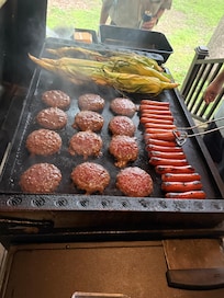 Big grill for making family dinner