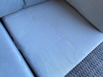 We don’t find the nice blue outdoor sofa we saw in the VRBO ad