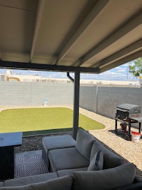 Sad backyard