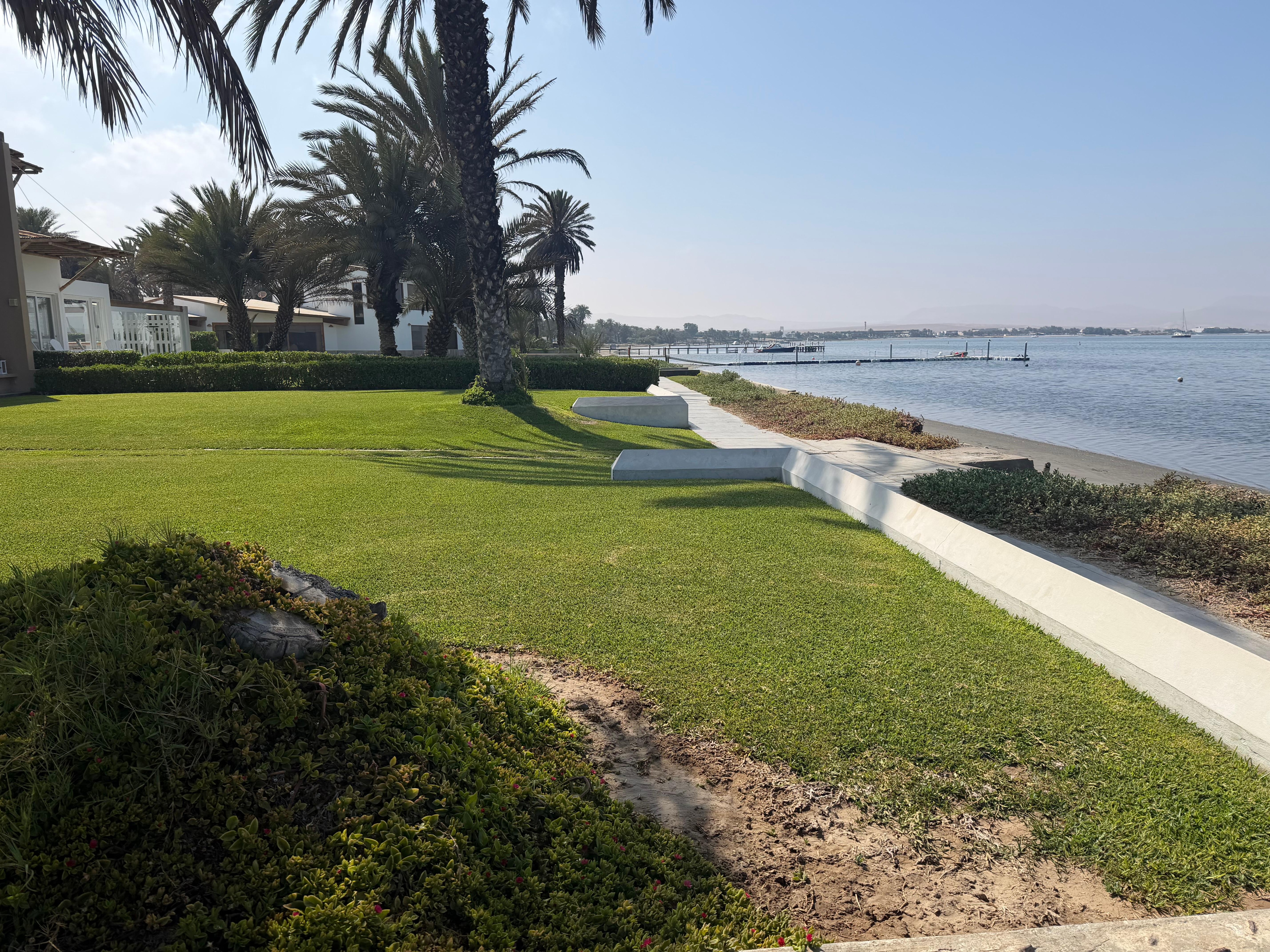 Home along the beach walk