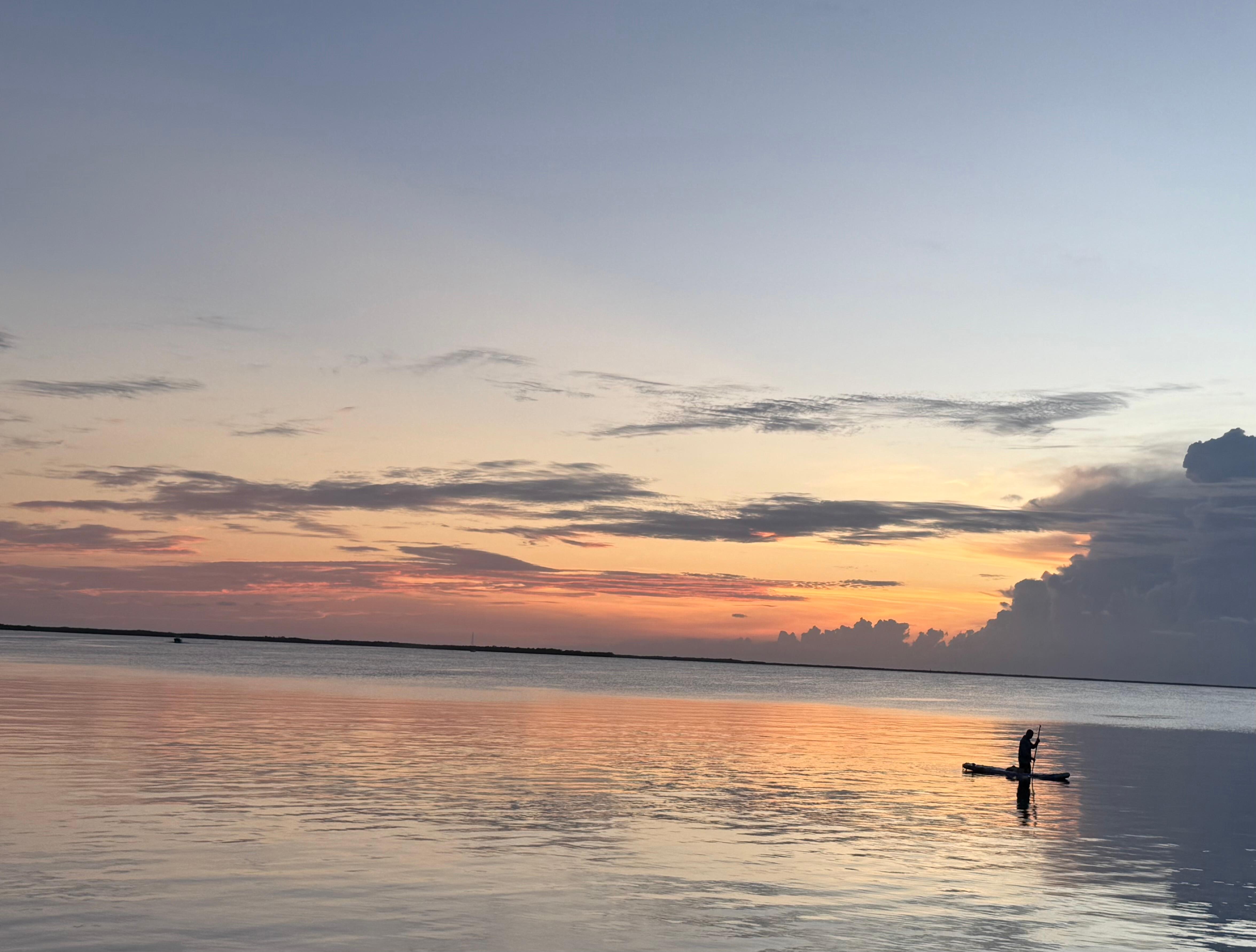 Sunset view from the docks
