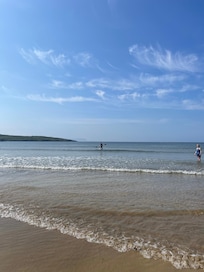 On the beach