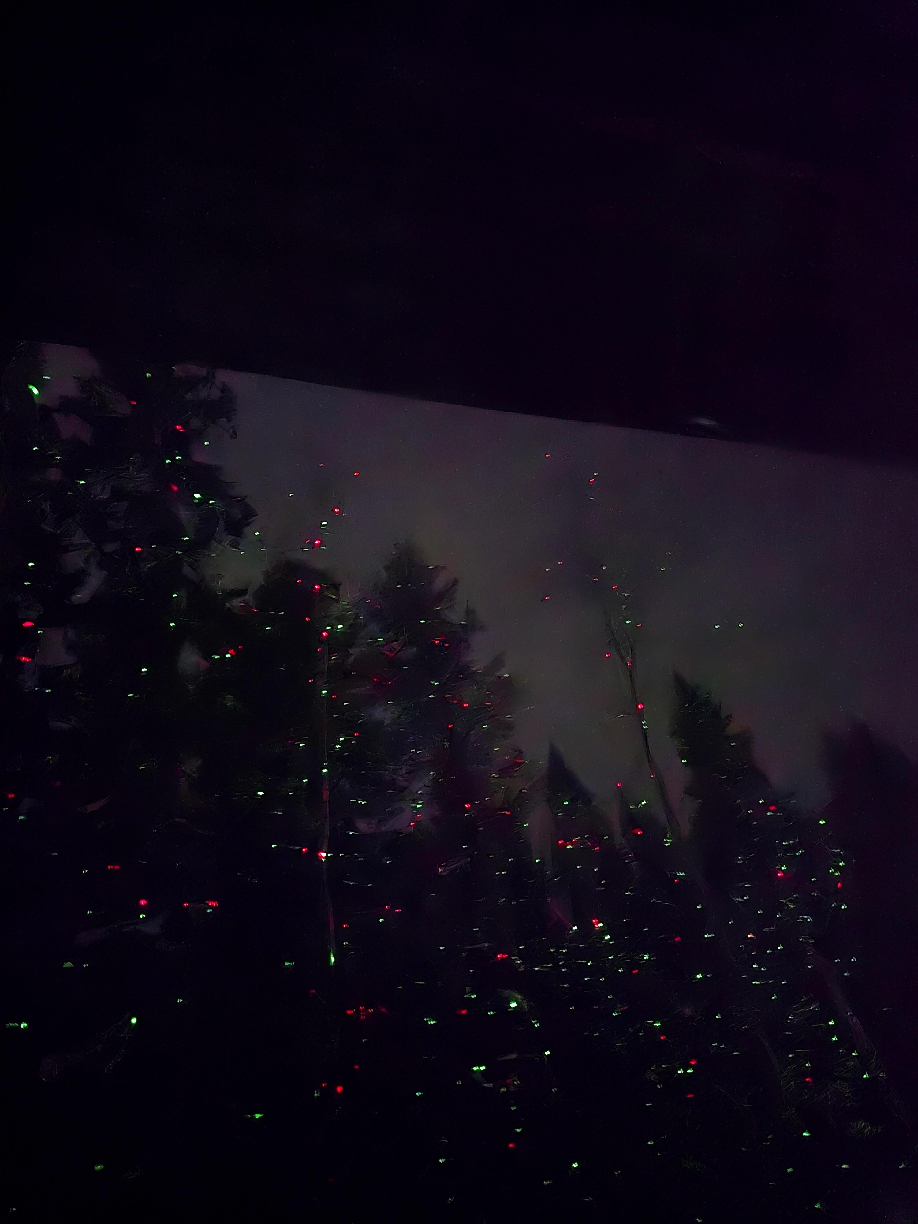 Light show out the back window