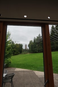 The view of the Wallace Memorial.