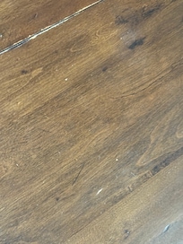 Floor dirty, not mopped