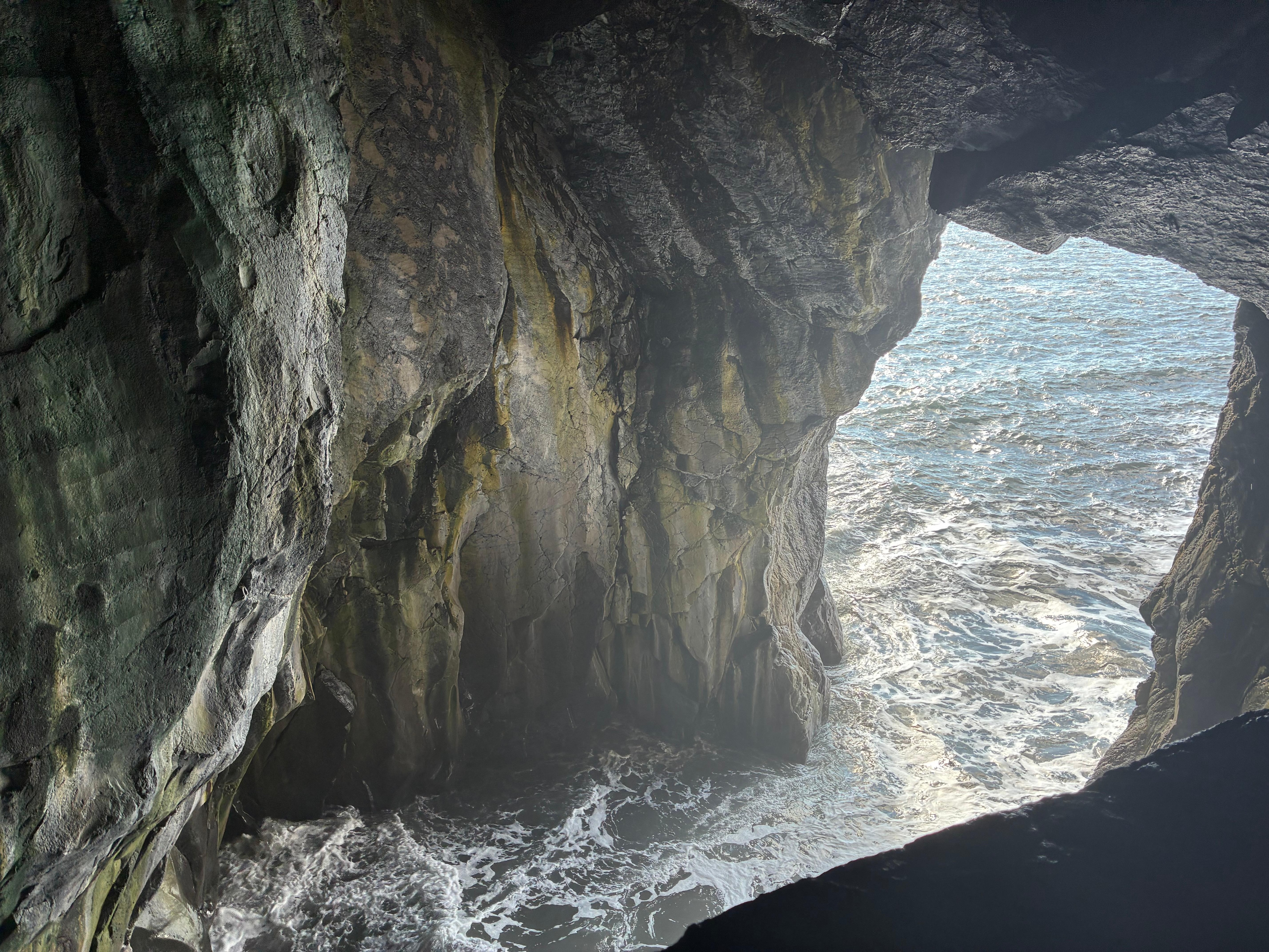 The cave in the tunnel to the grocery store. 