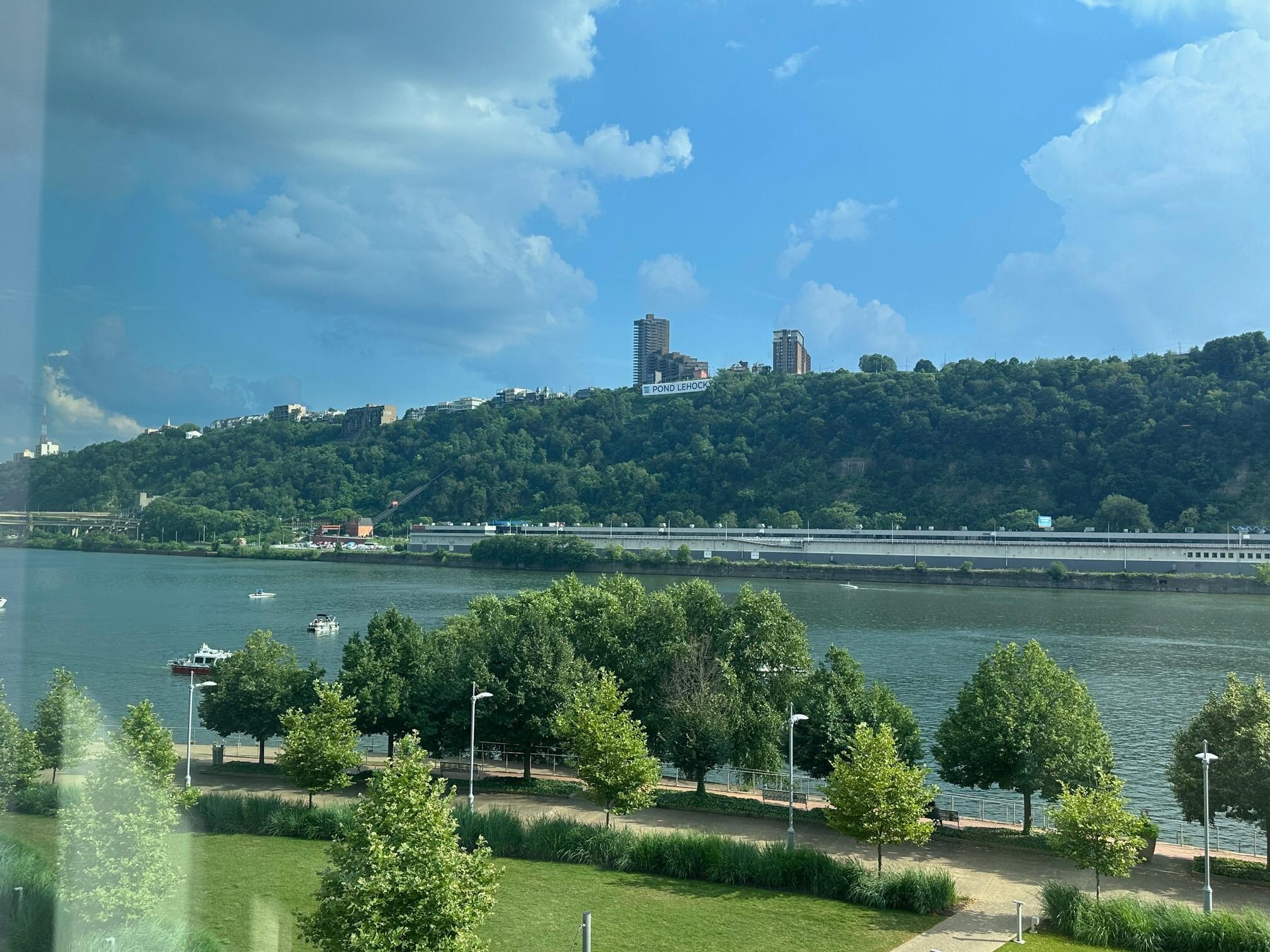 View from our room at the hotel. Great view. 