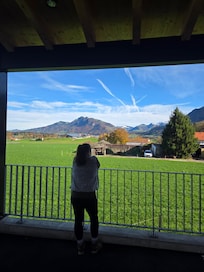 Outside Gruyere station