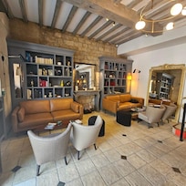 The entry lounge area
