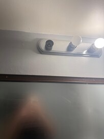 Lights in bathroom