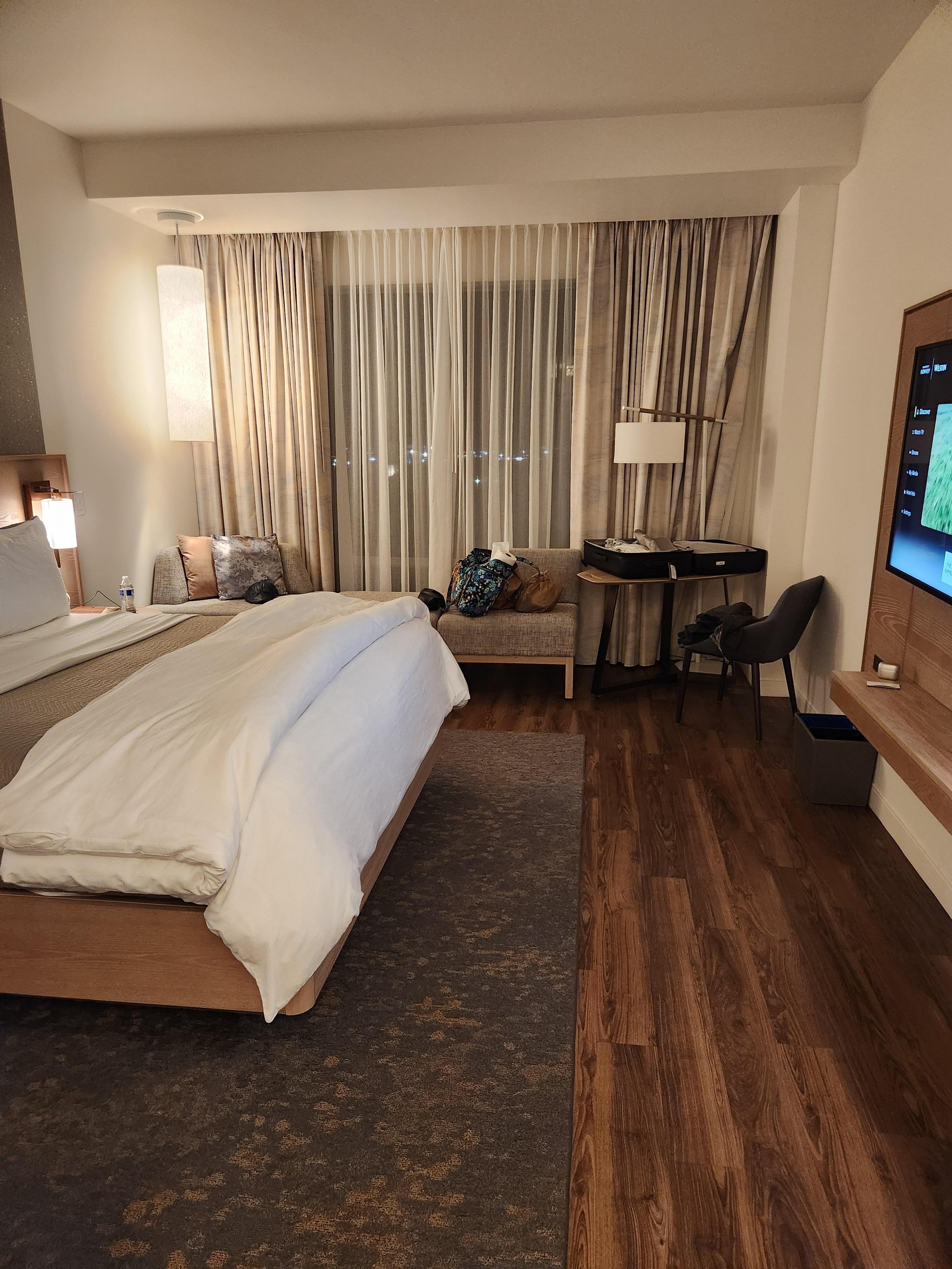 Westin Hotel @RDU.
King Room