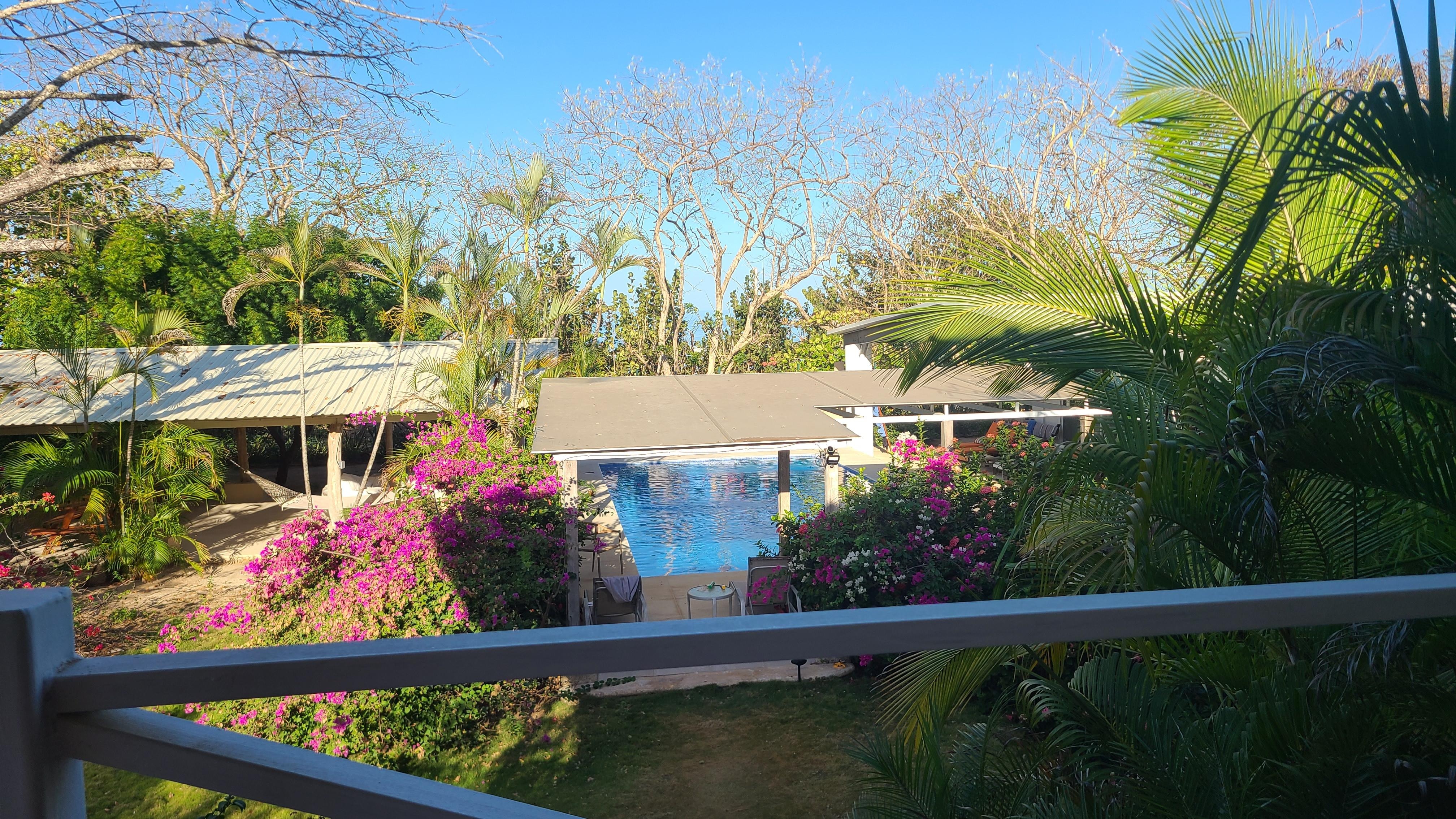 Access to the "guesthouse" is  over grass and not well illuminated at night.