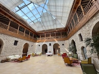 The inner courtyard