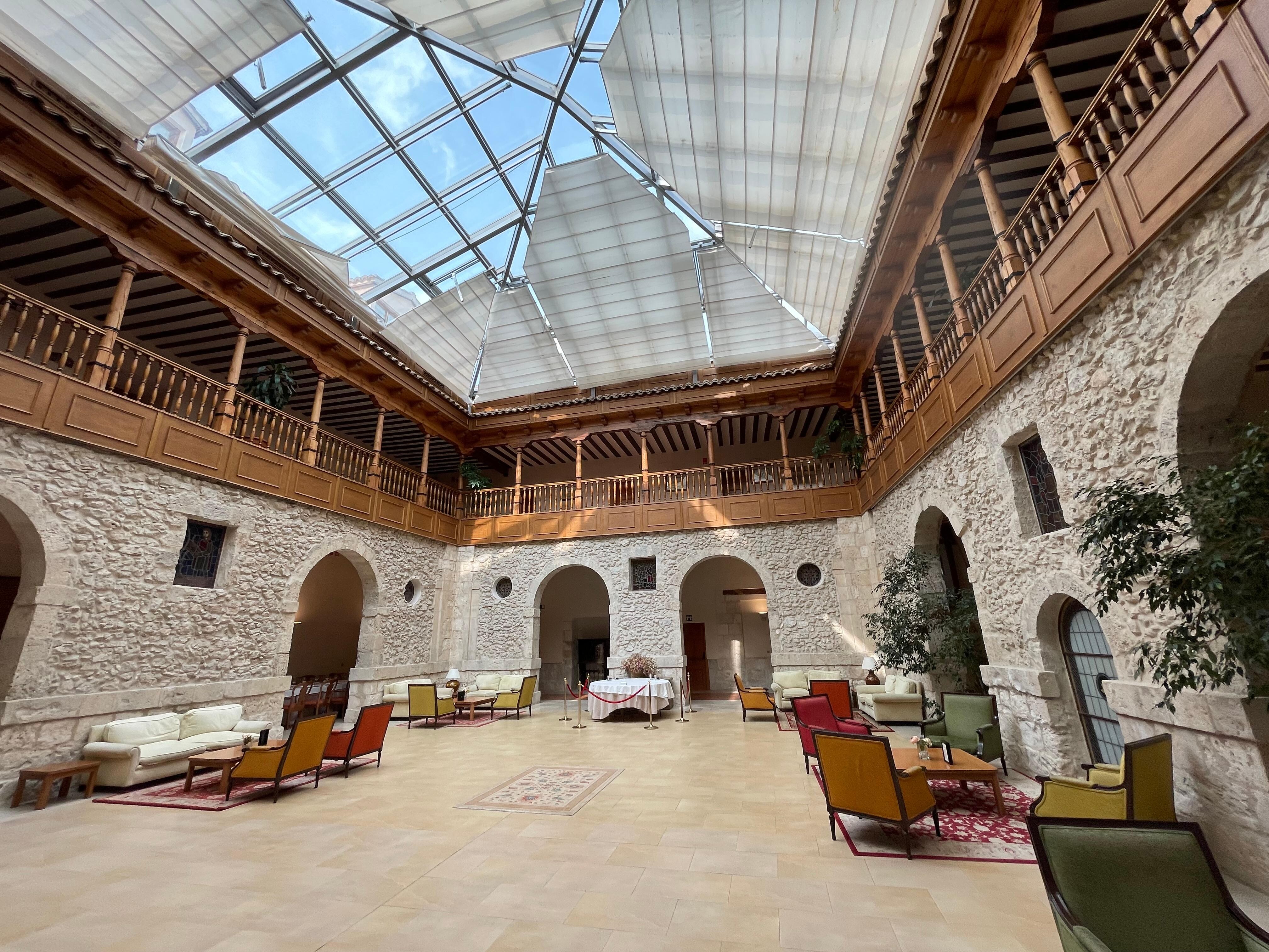 The inner courtyard