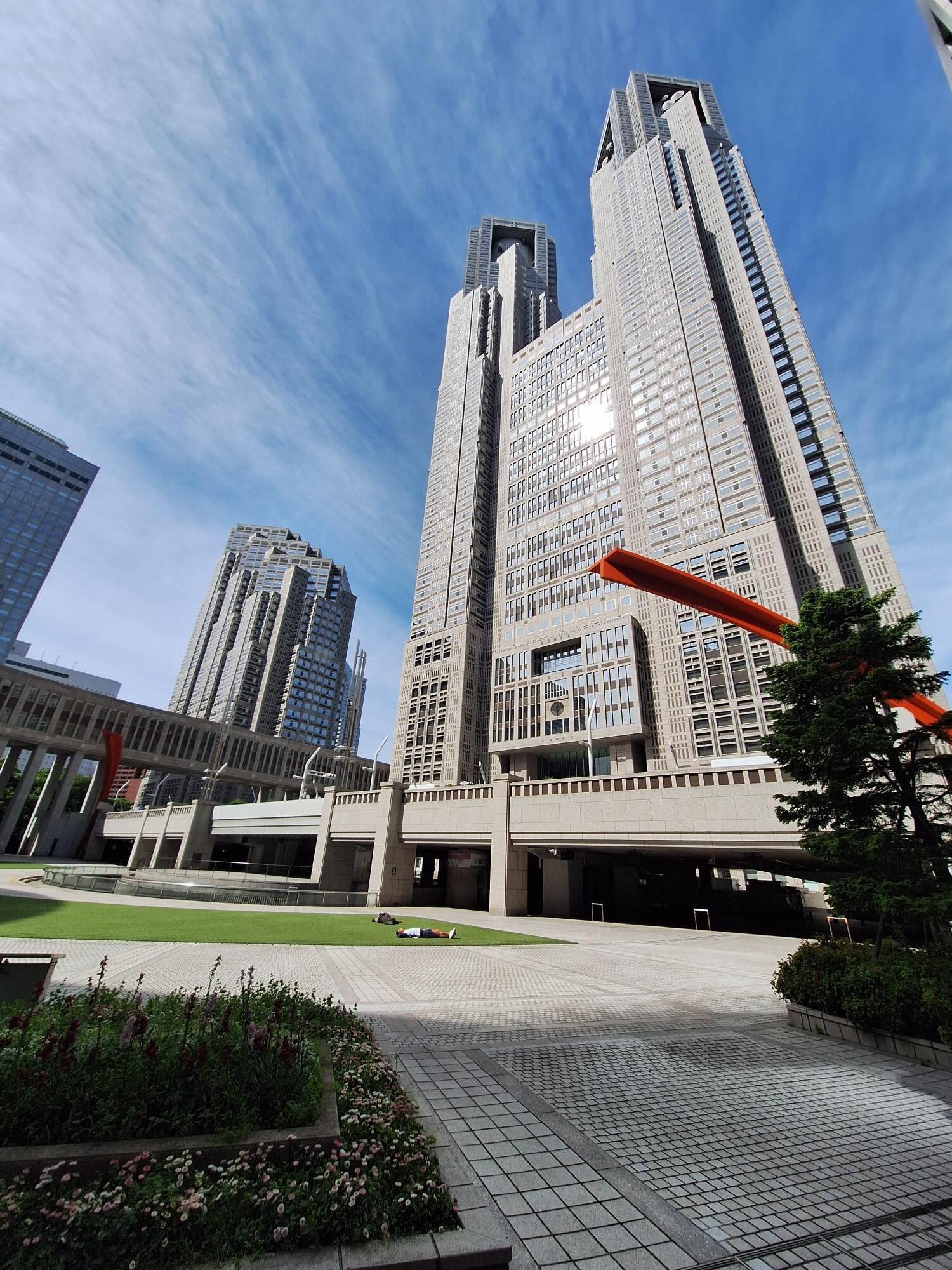 Close to the Tokyo Metropolitan Building