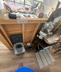 Compostable bathroom