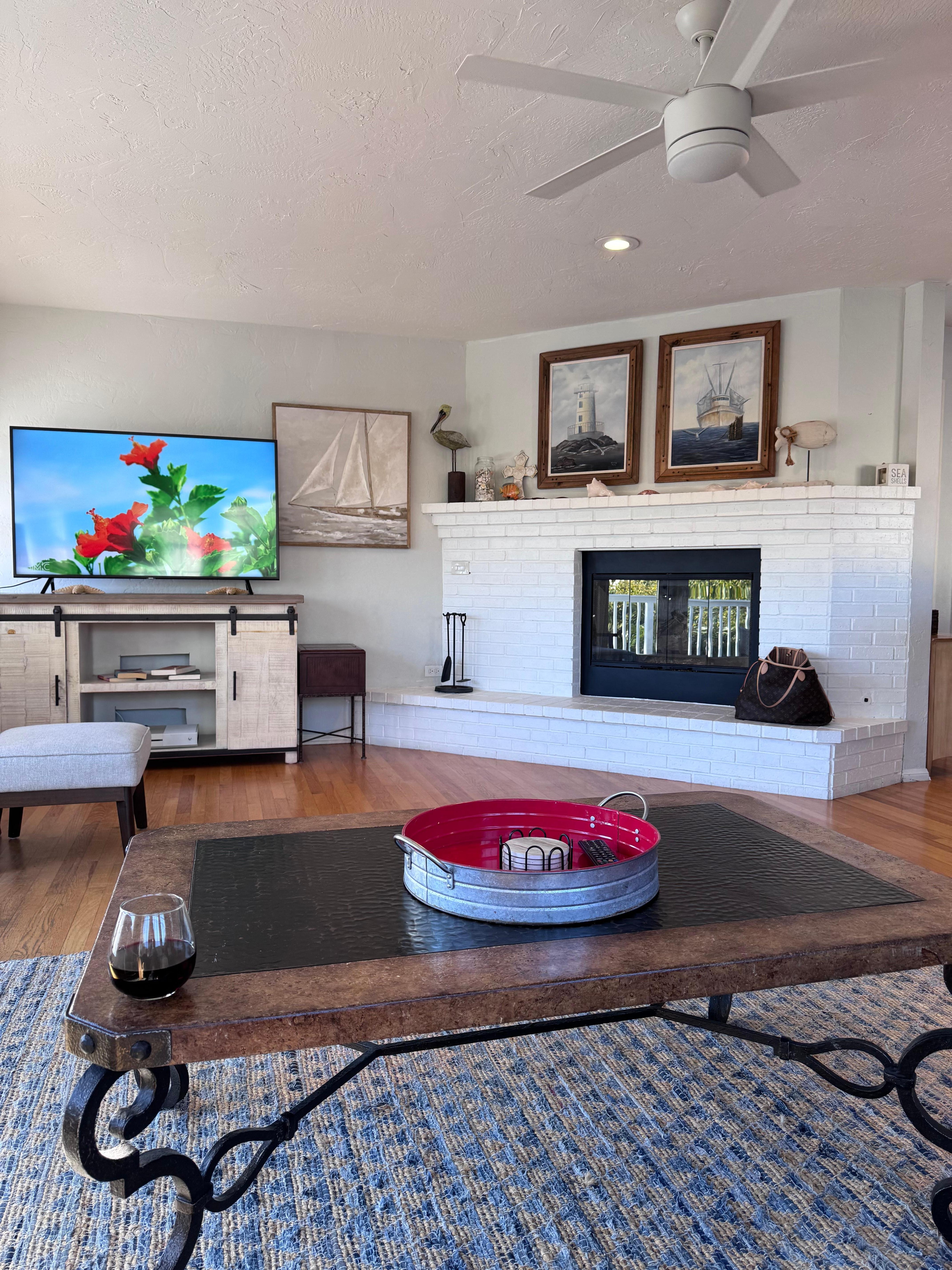 View from the couch! Such a perfect spot for morning coffee.