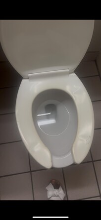 Stained toilet