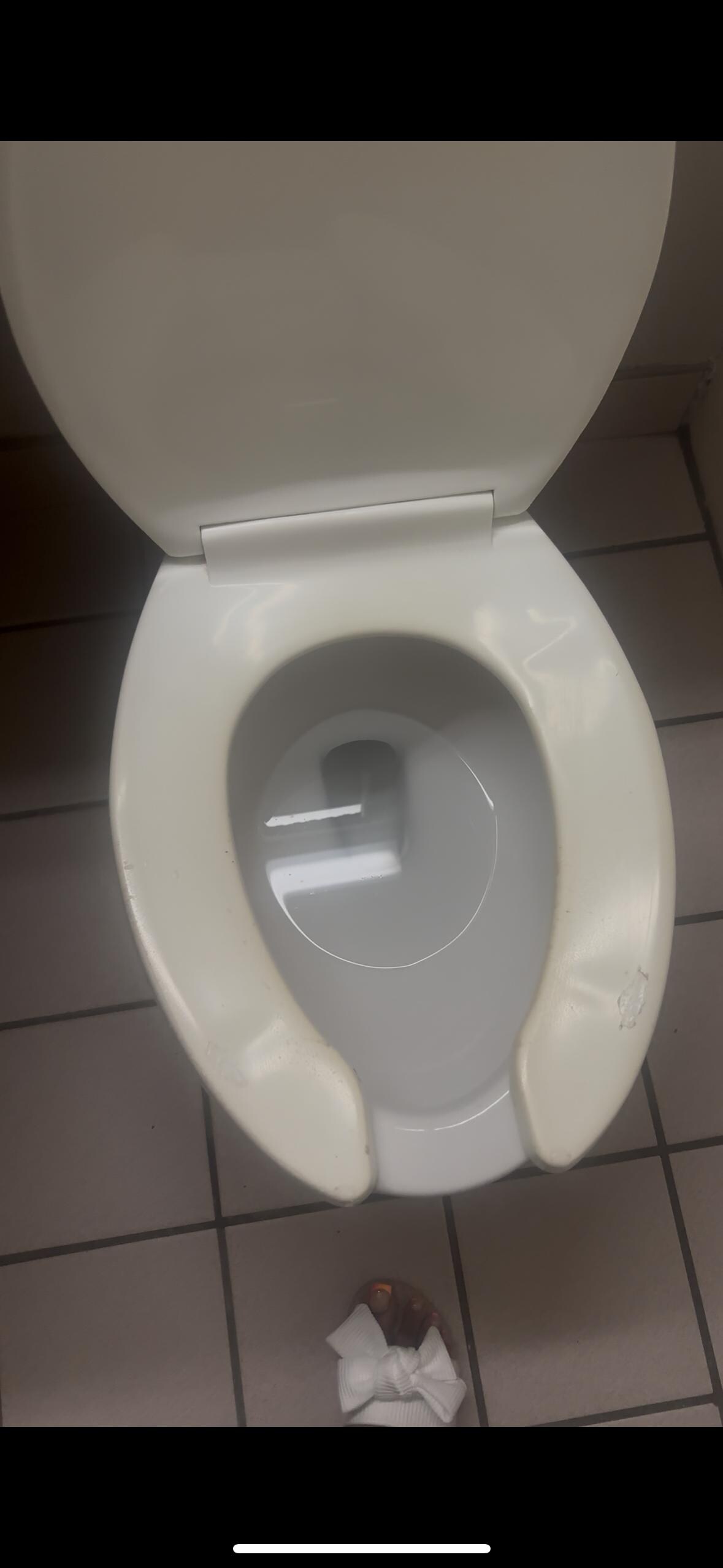 Stained toilet 