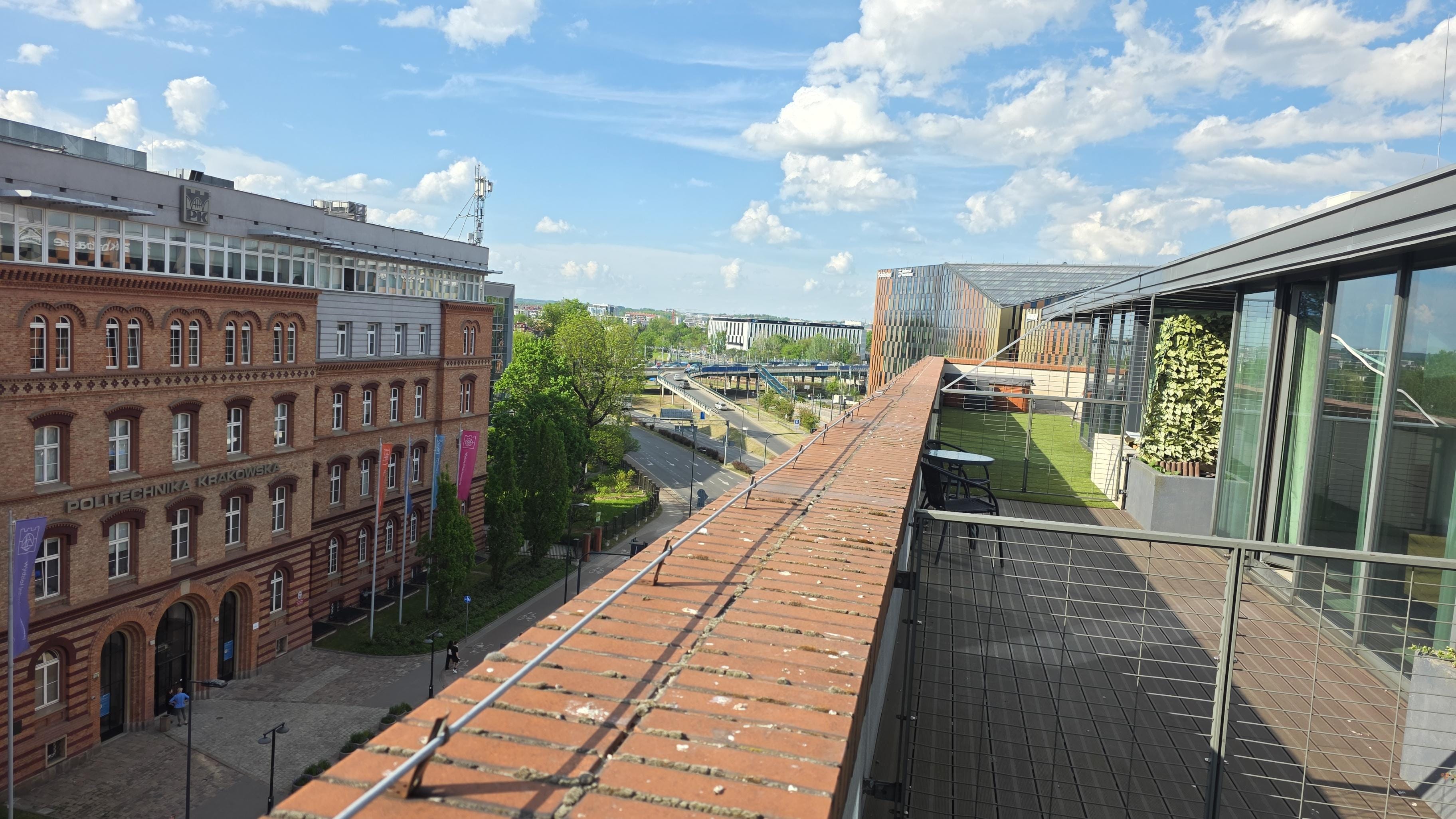 Blick vom Balkon 