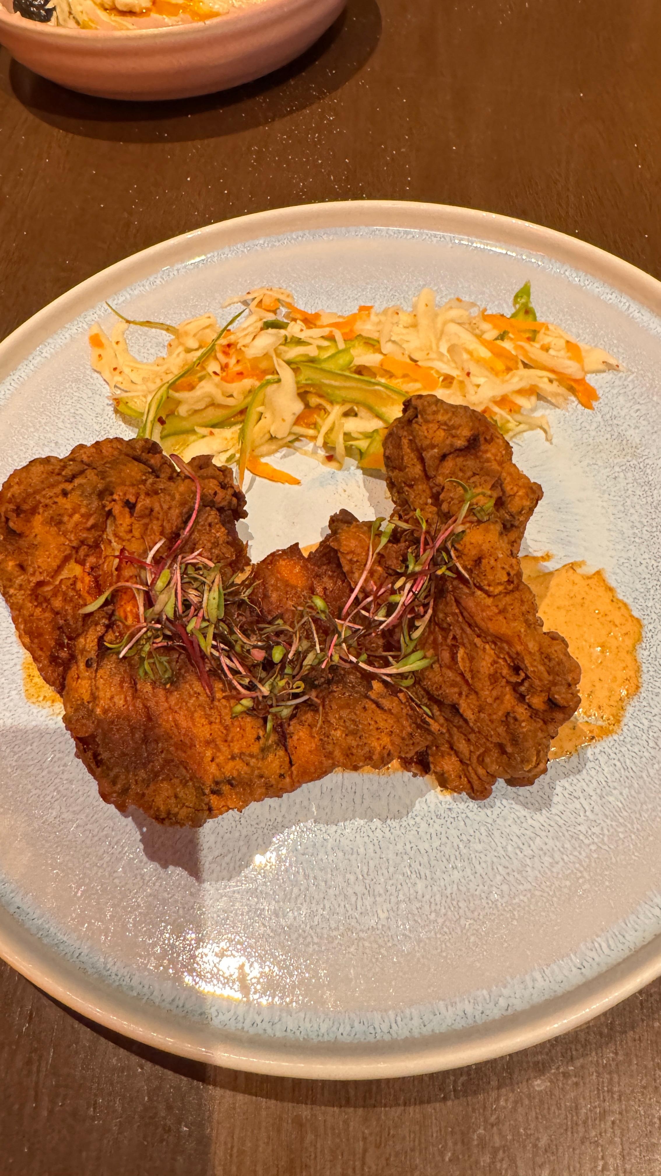 Lebanese fried chicken in Habibi