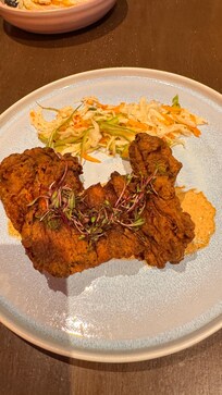 Lebanese fried chicken in Habibi