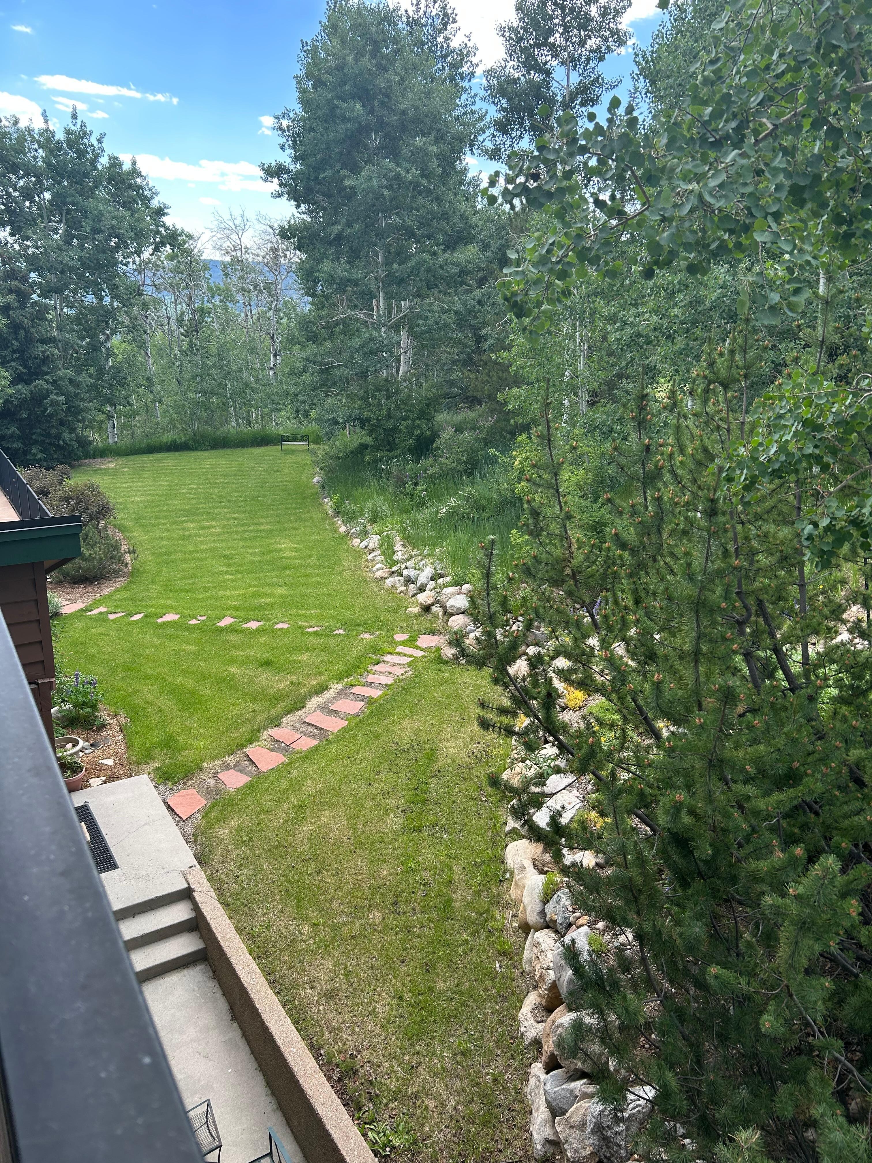 Balcony view - on side so no pool view