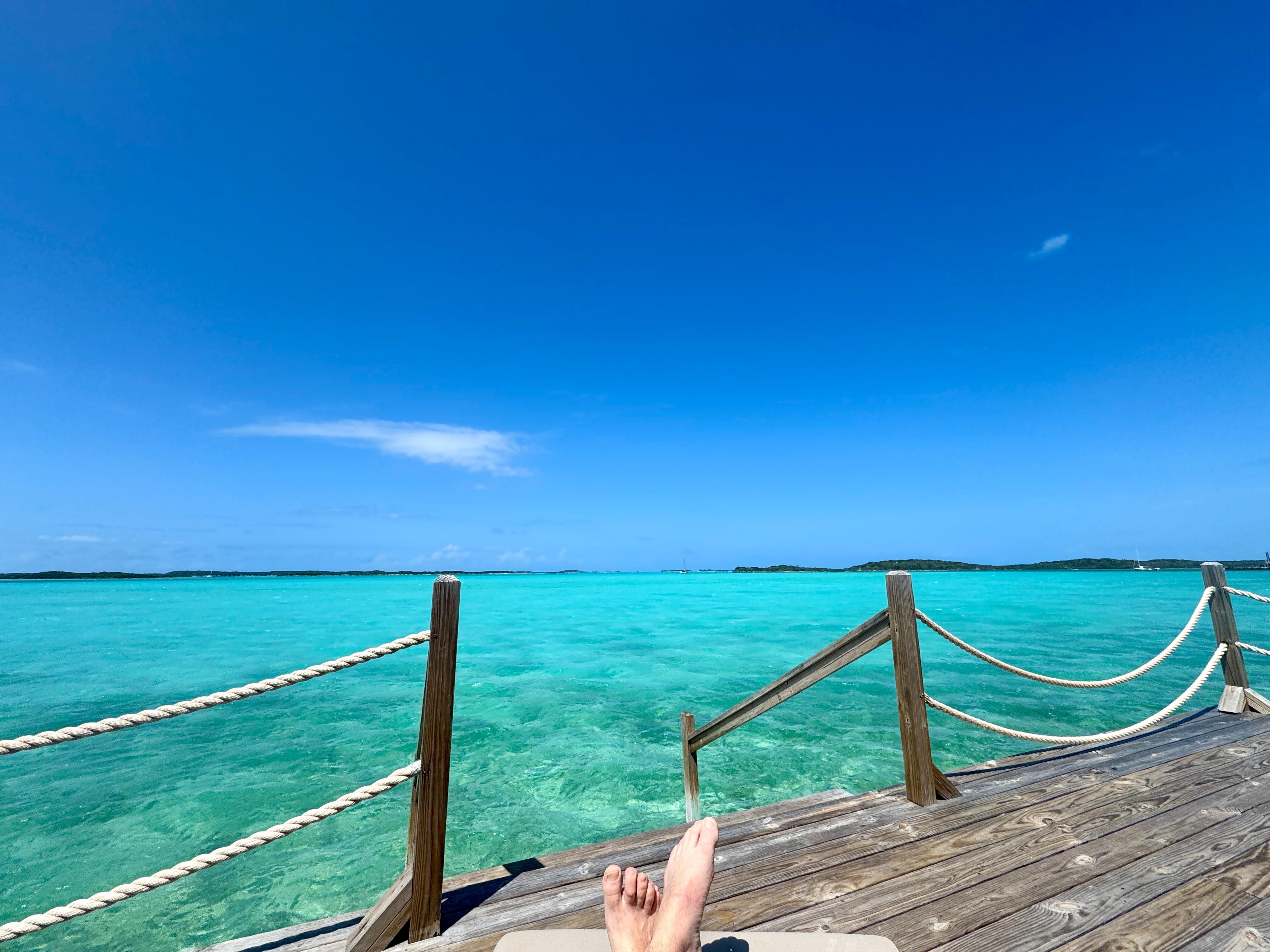 No stress afternoons on the deck 