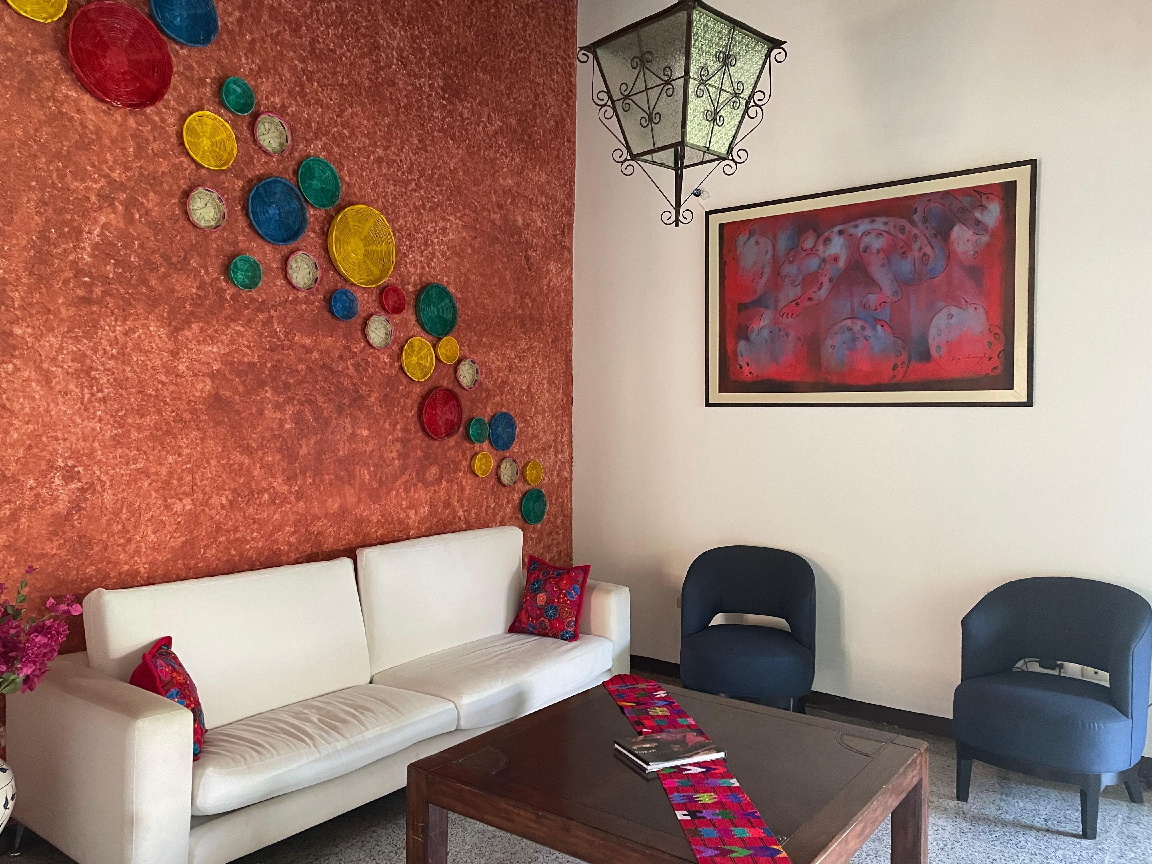 The lounging area