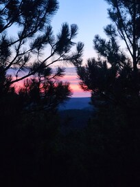 Sunrise from the balcony.