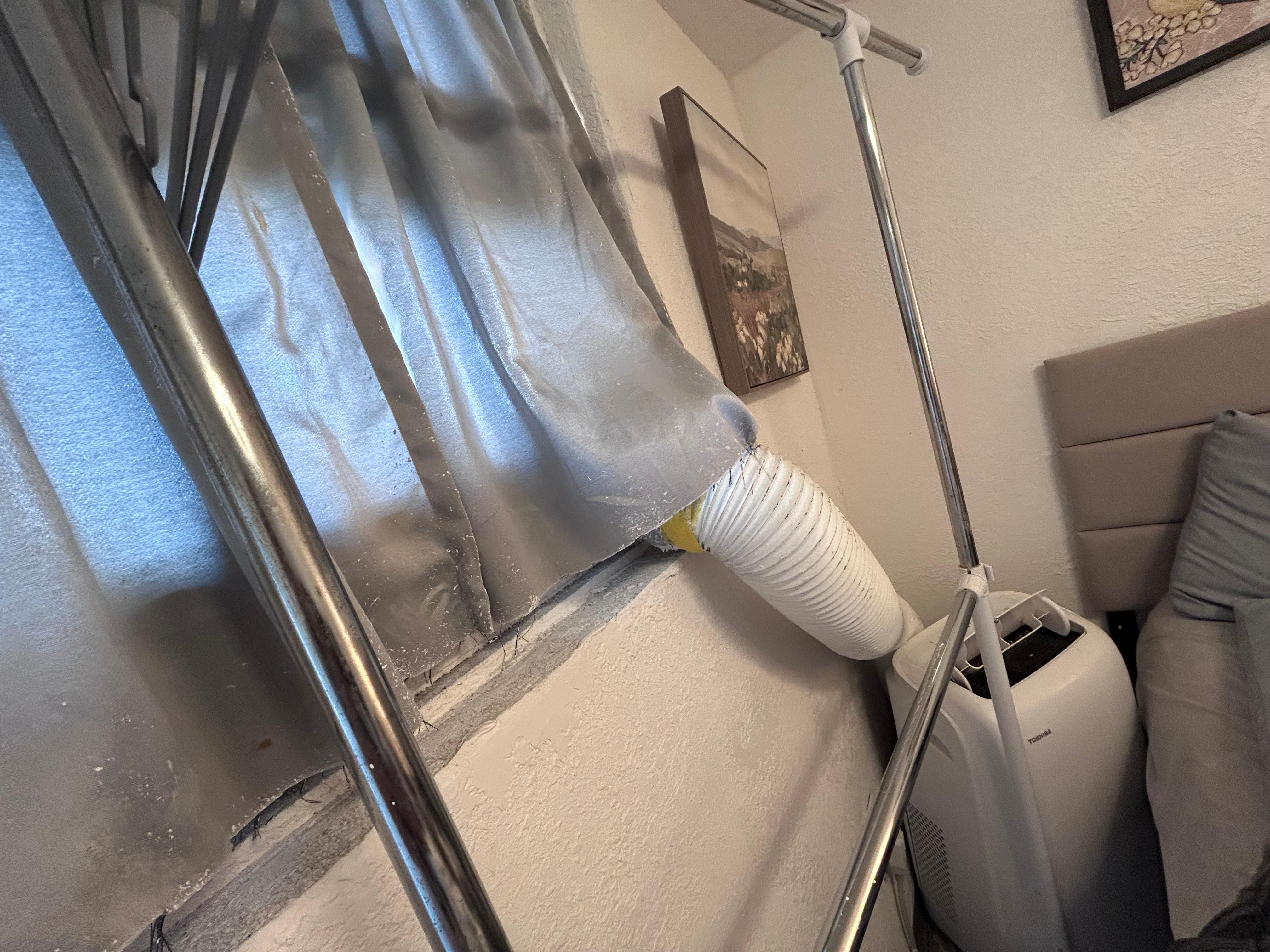 Air conditioner did not cool both the room and “closet room”