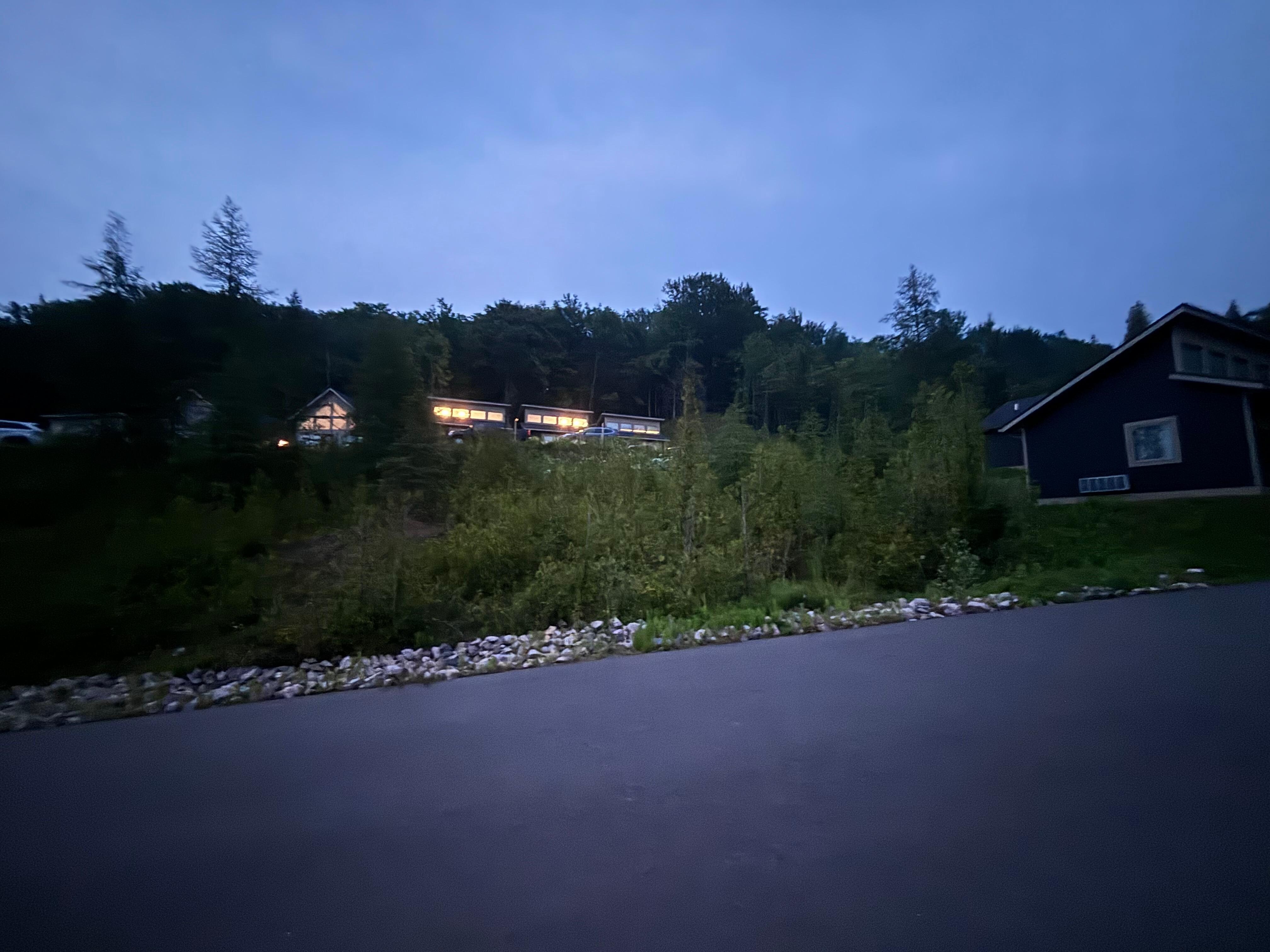 Outside
