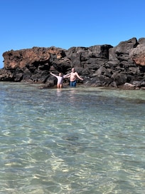 Alligator Rock just across the street from our VRBO