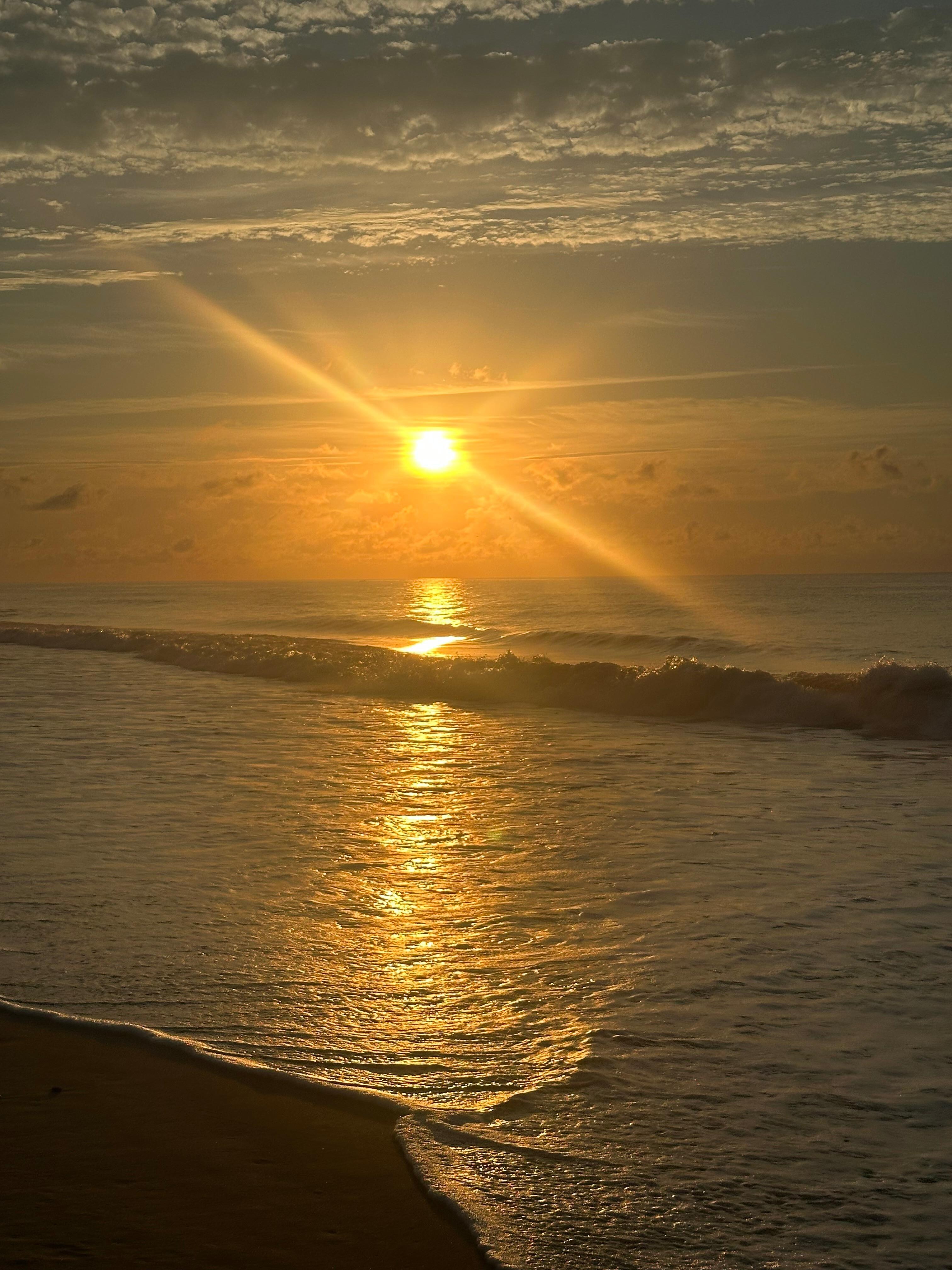 Sunrise from the beach directly in front of the condo!